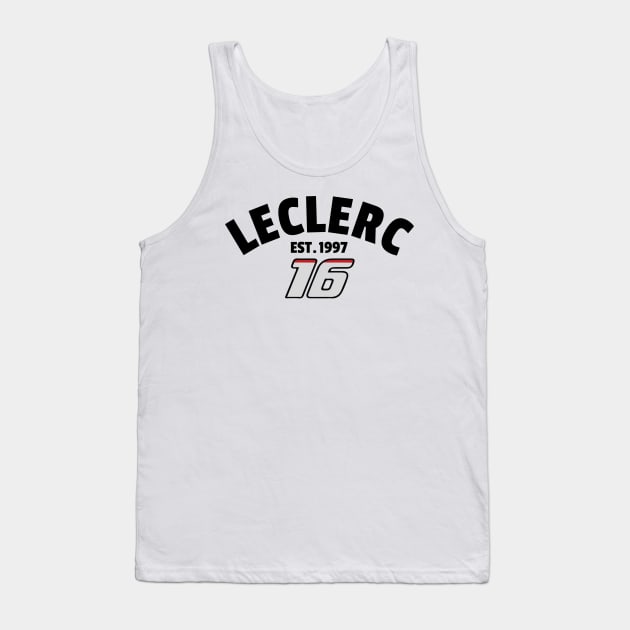 F1 Leclerc 16 Tank Top by LingoLingo